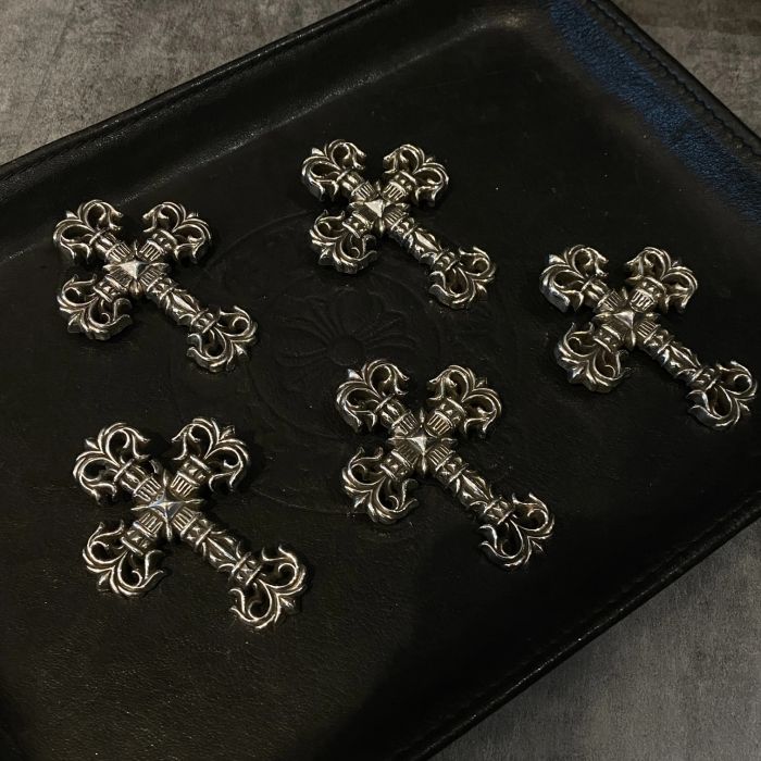 Chrome Hearts Extra Large Flame Cross Pendant