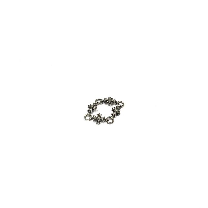 Chrome Hearts Tinye Thin Cross Chain Ring