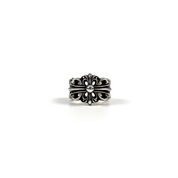 Chrome Hearts Fleur-De-Lis Open Cross Ring