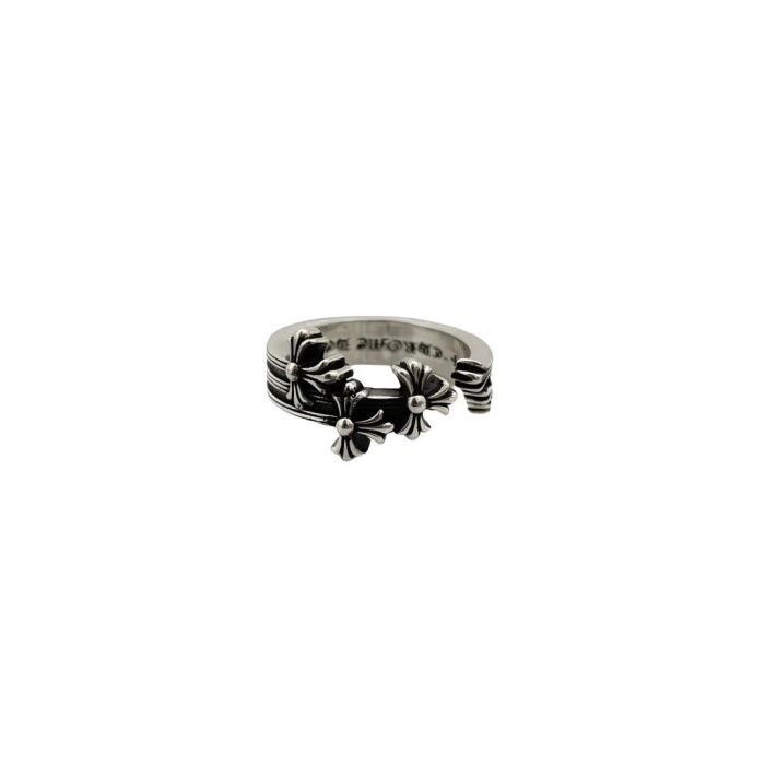 Chrome Hearts Three Cross Open Tombs-3Chcrs Ring